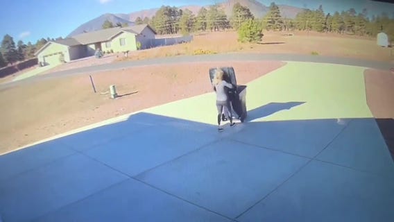 Trash can lid smacks northern Arizona woman during high winds