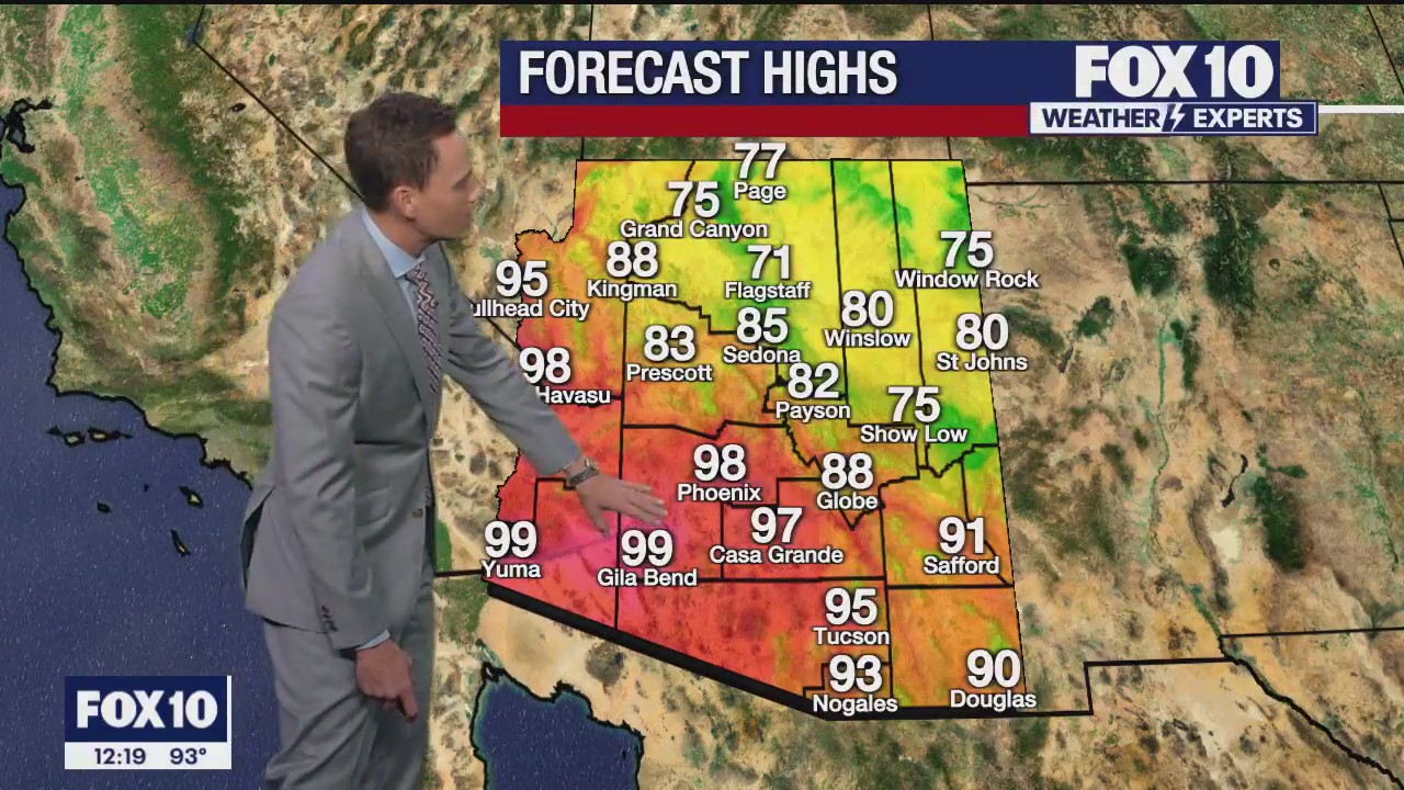 Noon Weather Forecast - 10/5/23