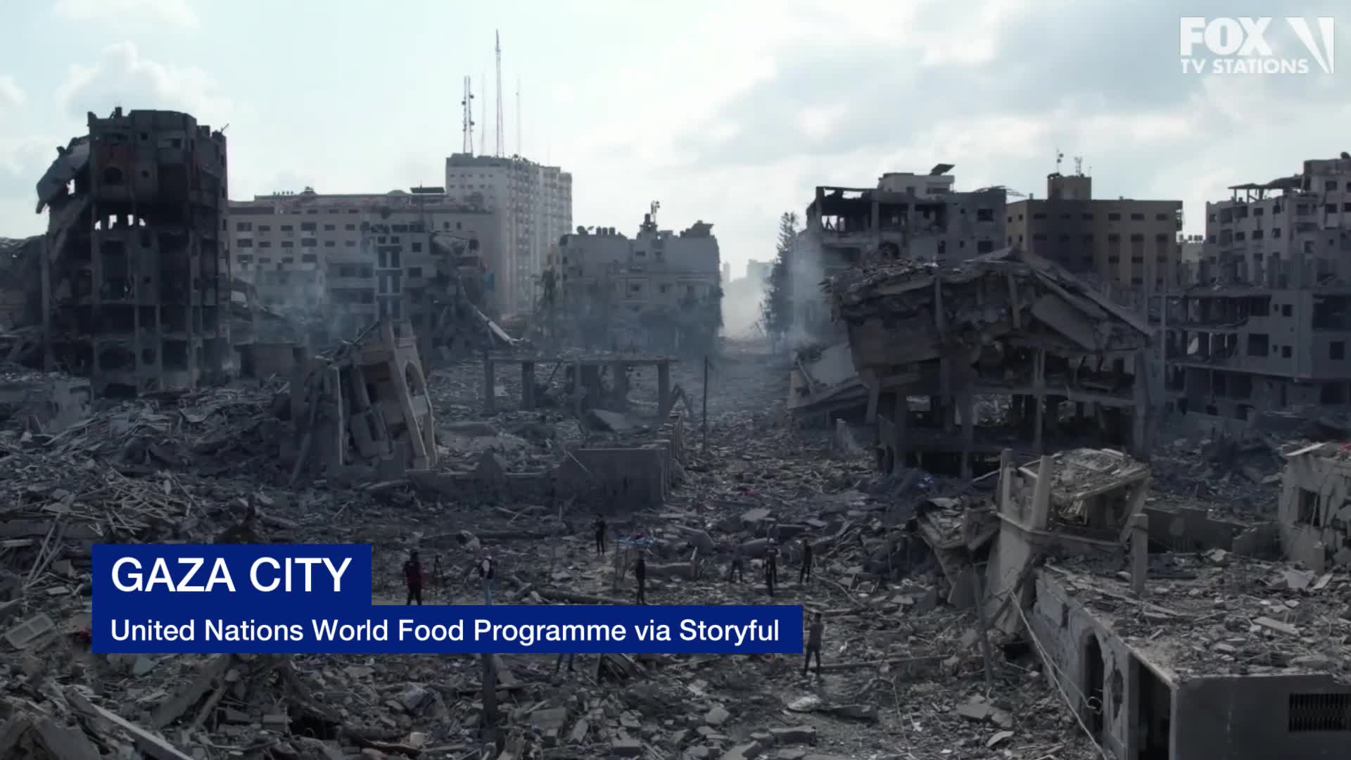 Footage of the Israeli forces attack on Gaza