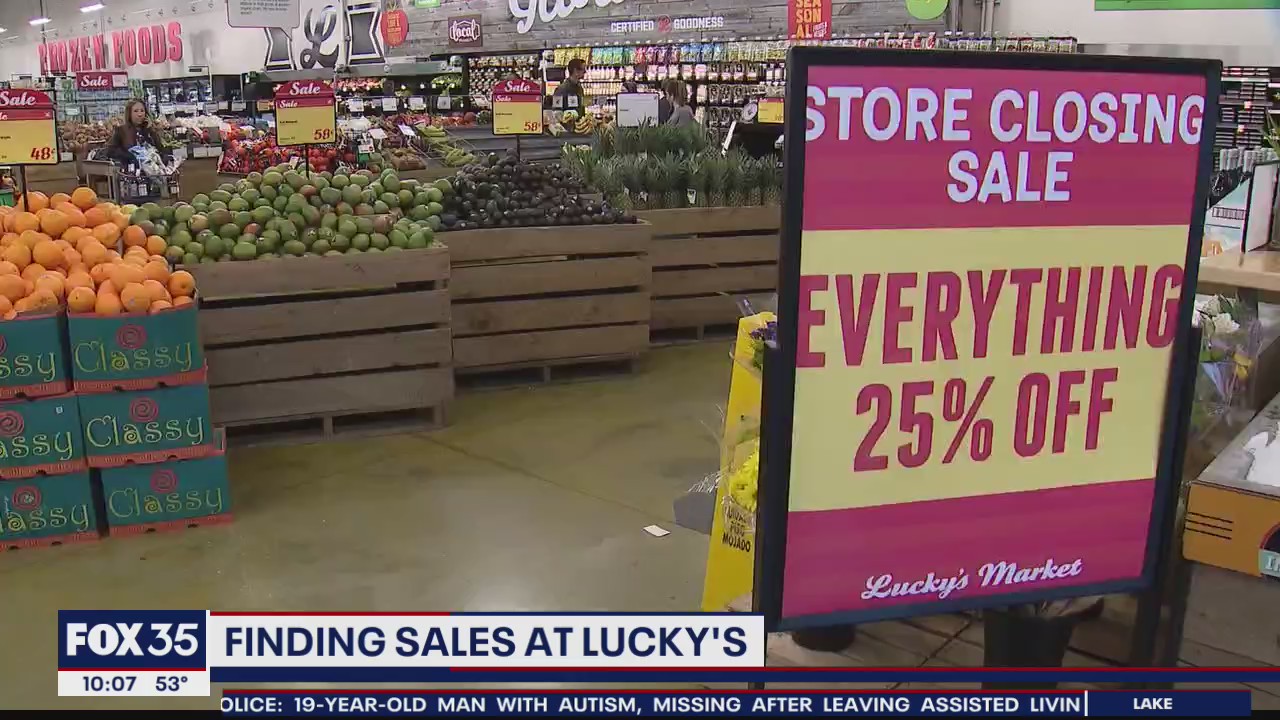 Grocery store chain offering sales after announcements of closings