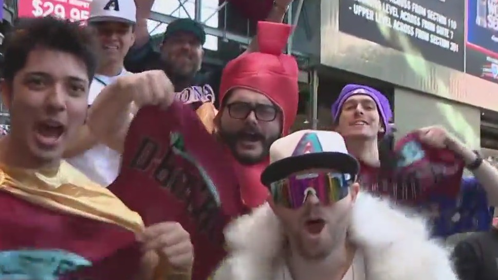 Game 4 at Chase Field on Halloween night