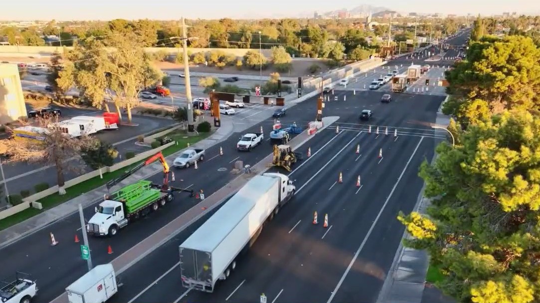 Road restrictions in place at Tempe's Rural Road