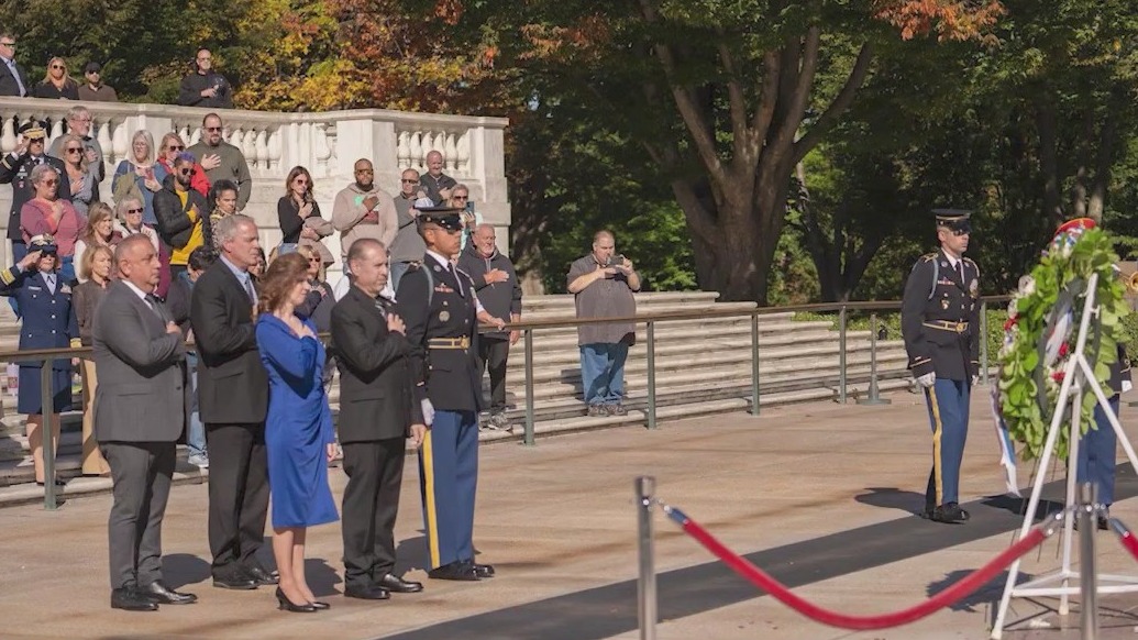 Family visits Arlington National Cemetery in honor of son