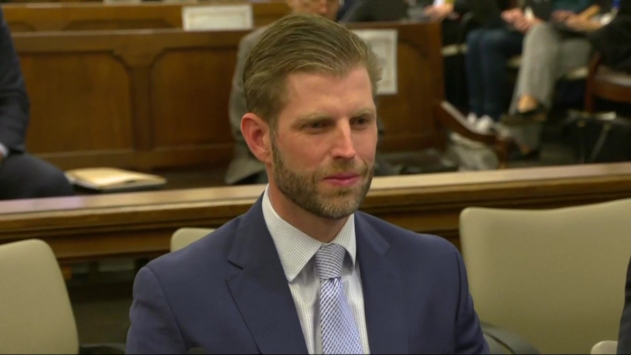 Eric Trump wraps up testimony in trial