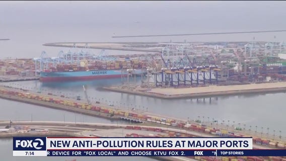 New rules curbing air pollution are coming to Bay Area ports