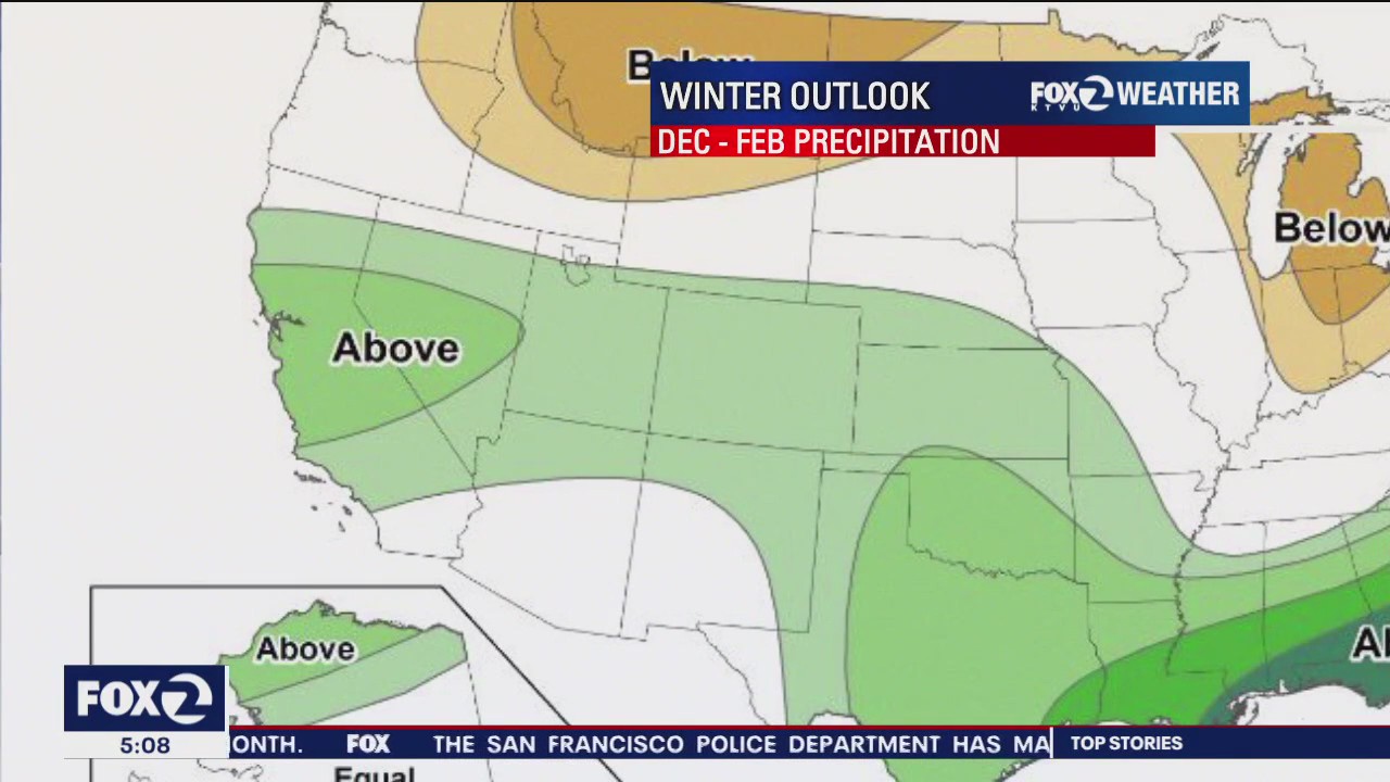 Temperatures return to normal, massive amounts of rain predicted for winter.