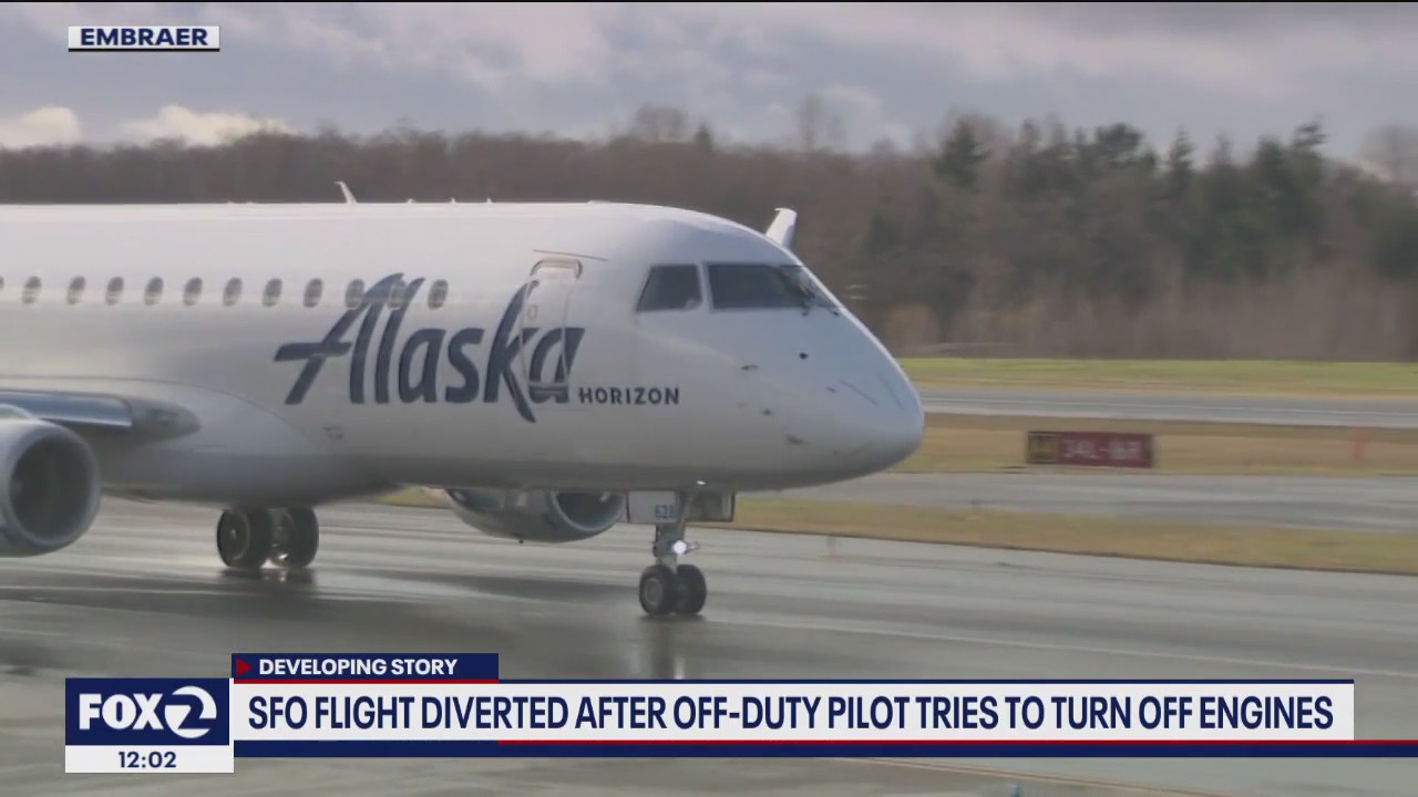 Off-duty pilot tries shutting engines on flight
