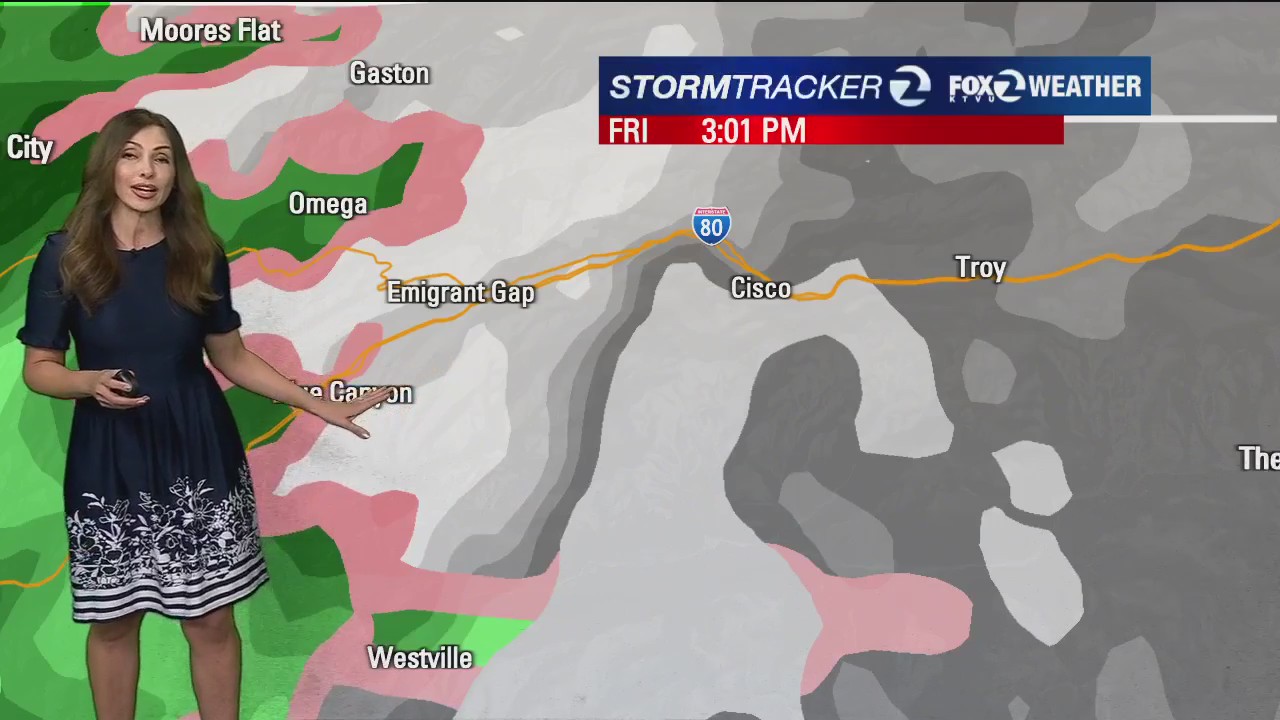 Historic snow event in the Sierra