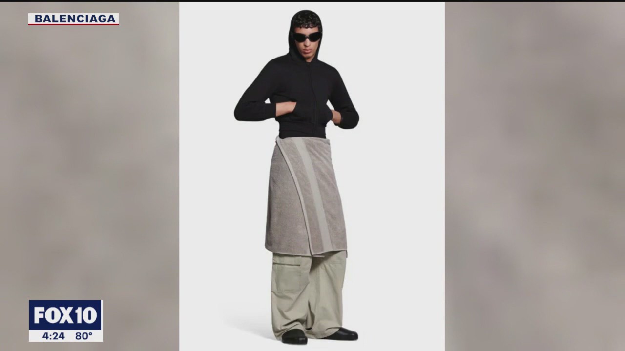 Balenciaga selling $925 towel skirt