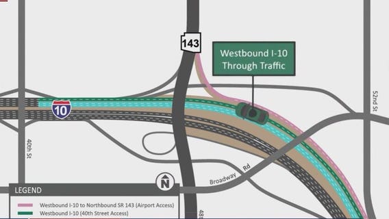 I-10 will see some changes as road project continues