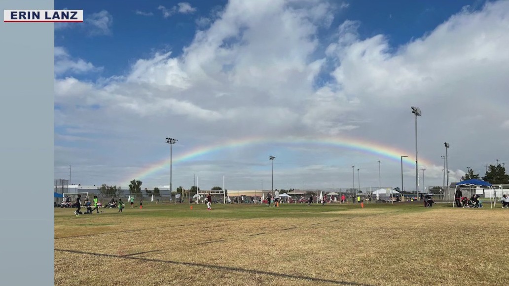 Dry spell ends with rain in the Phoenix area