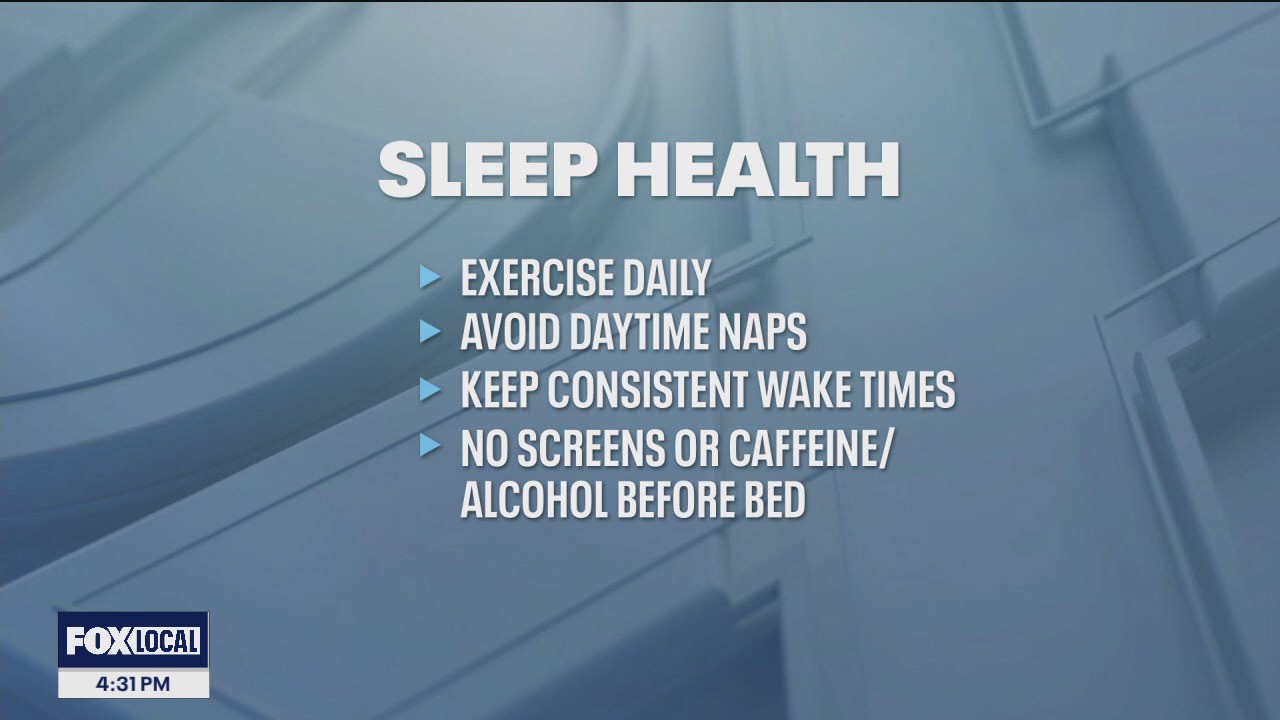 Maintaining good sleep health and hygiene