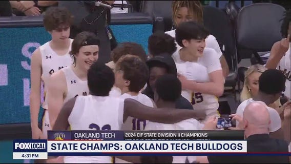 Oakland Tech Bulldogs celebrate State Championship