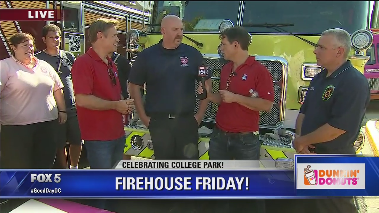 Zip Trip: College Park | Dunkin Donuts Firehouse Friday College Park Fire, Branchville Vol Fire