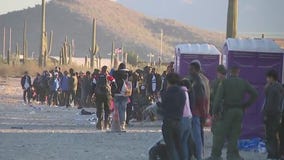 'Unprecedented' border surge in Lukeville, Arizona