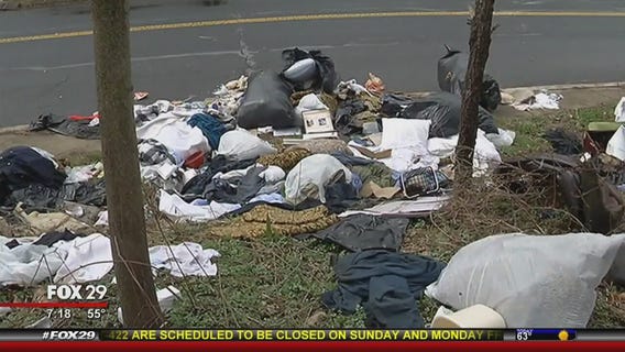 Only in Philly: Traffic, debris and dirt bikes