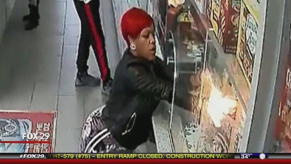 Only in Philly: Suspect uses aerosol can, lighter to torch items in store