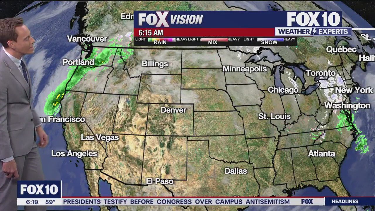 Morning Weather Forecast - 12/6/2023
