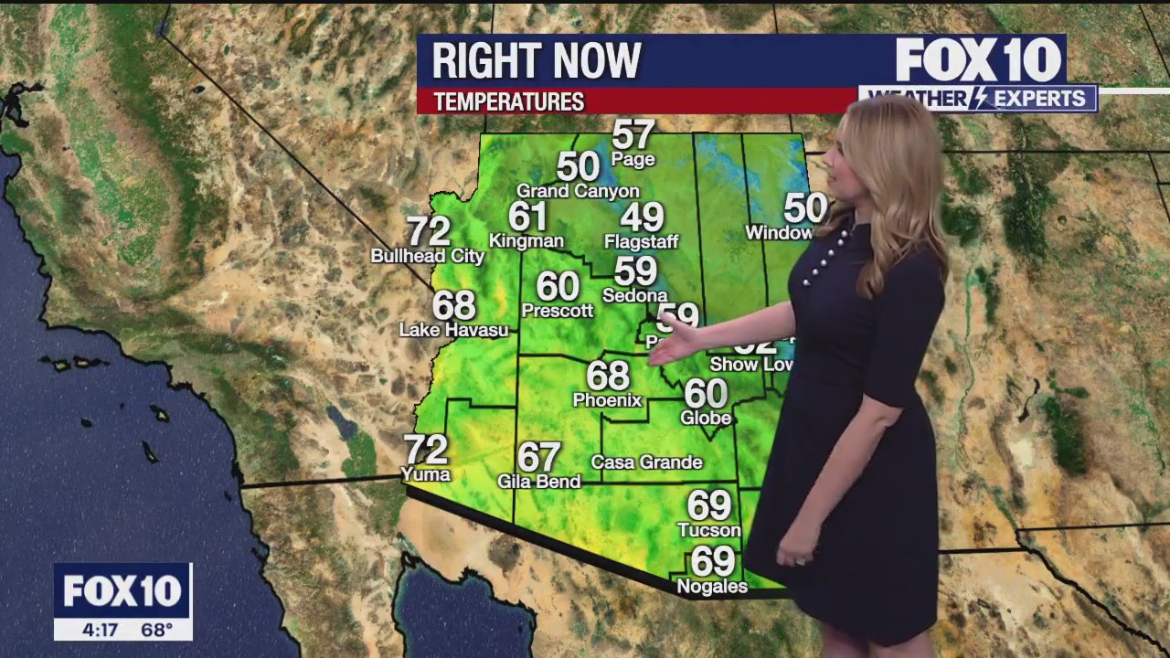 4 p.m. Weather Forecast - 12/4/23