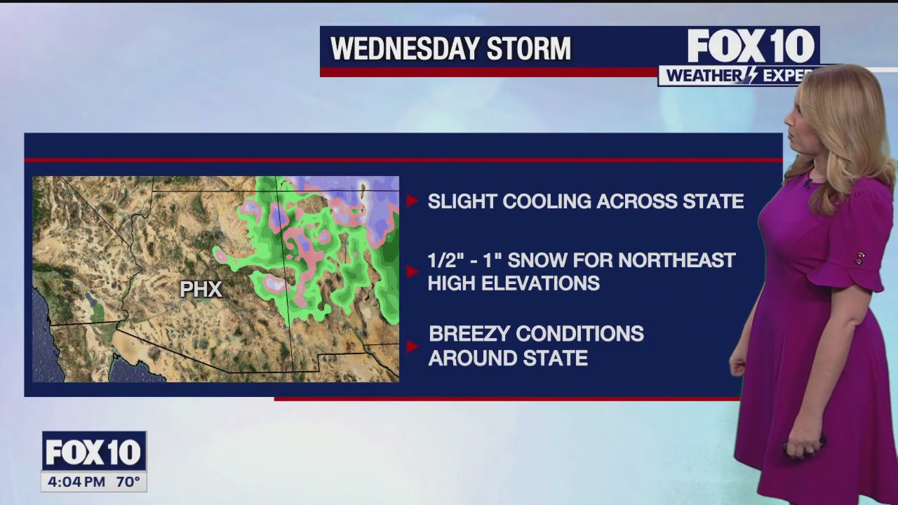 4 p.m. Weather Forecast - 12/12/23