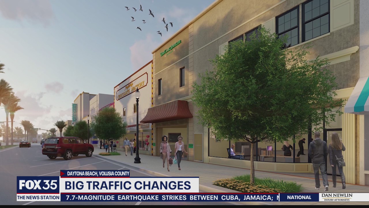 Big traffic changes in downtown Daytona Beach