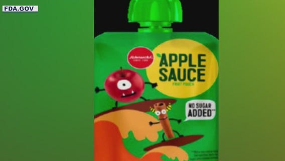 Applesauce pouch contamination may be intentional