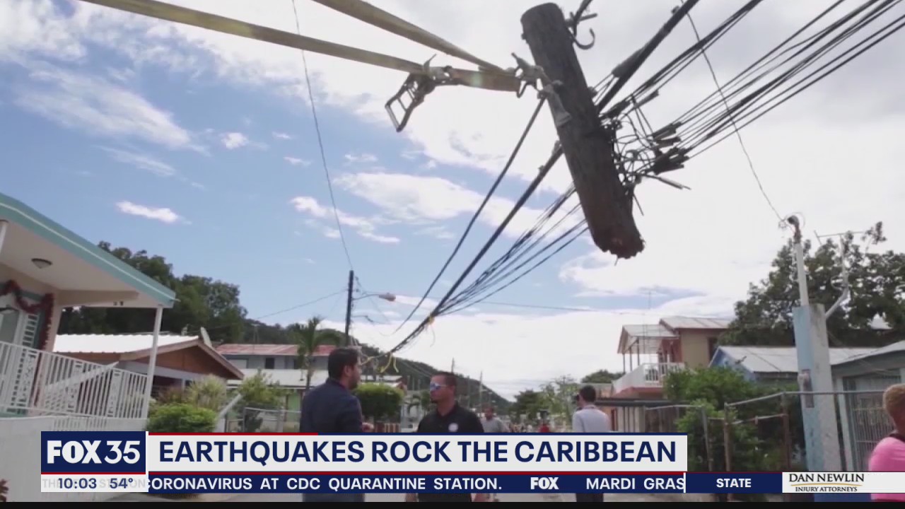 Earthquakes rock Caribbean