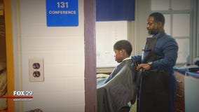 Wilmington principal finds unique way to connect with students through haircuts