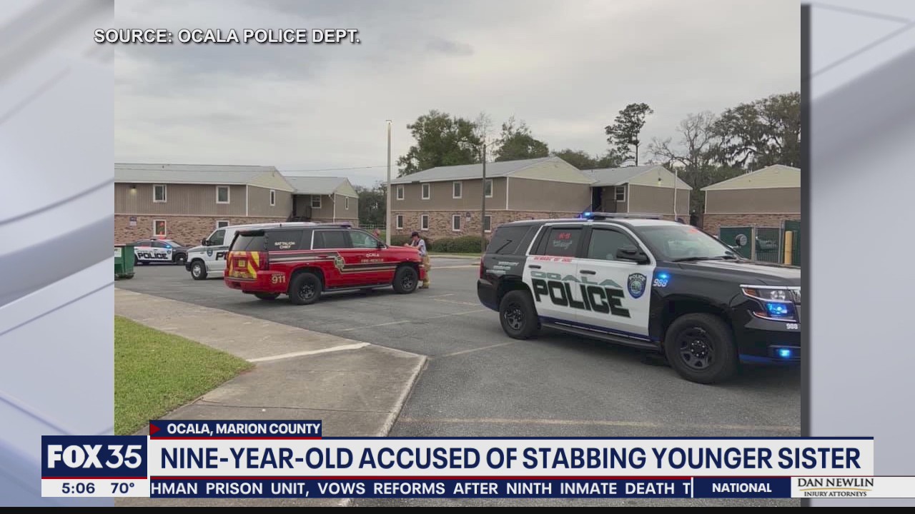Ocala boy accused of stabbing younger sister