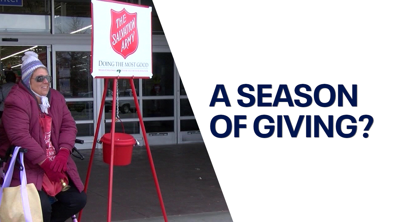 Salvation Army red kettle donations are down