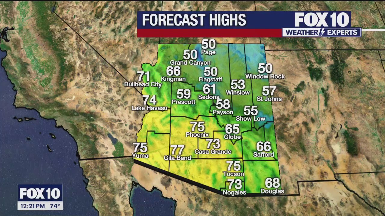 Noon Weather Forecast - 12/21/23