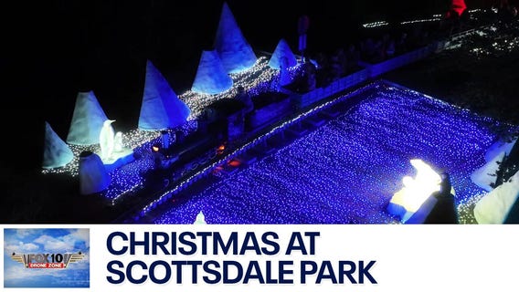 Winter Wonderland at Arizona park | Drone Zone