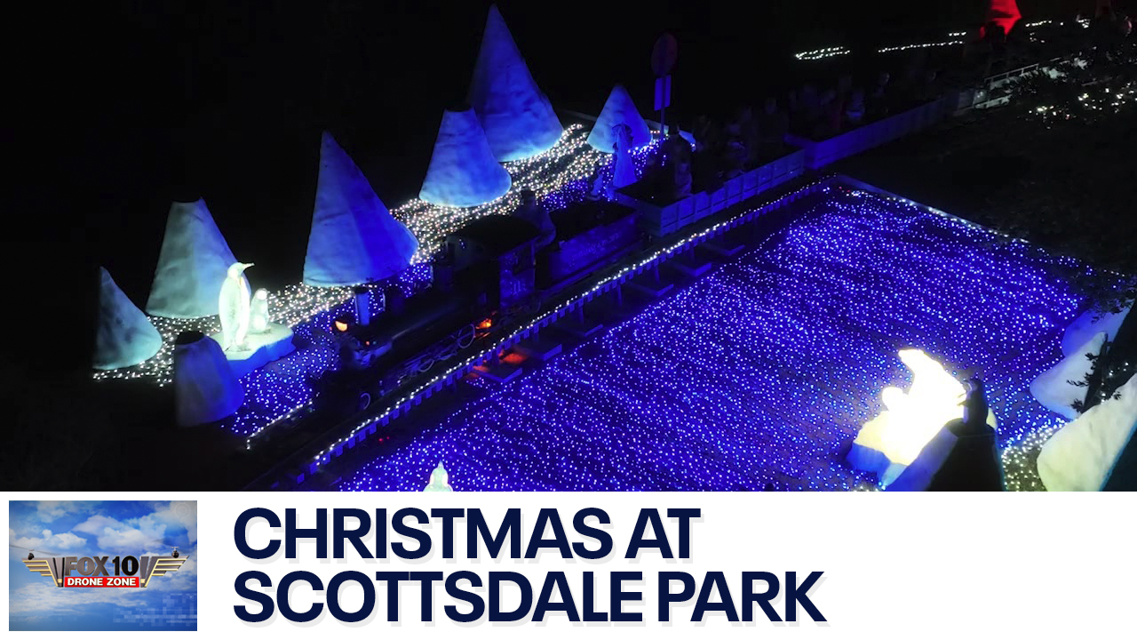 Winter Wonderland at Arizona park | Drone Zone