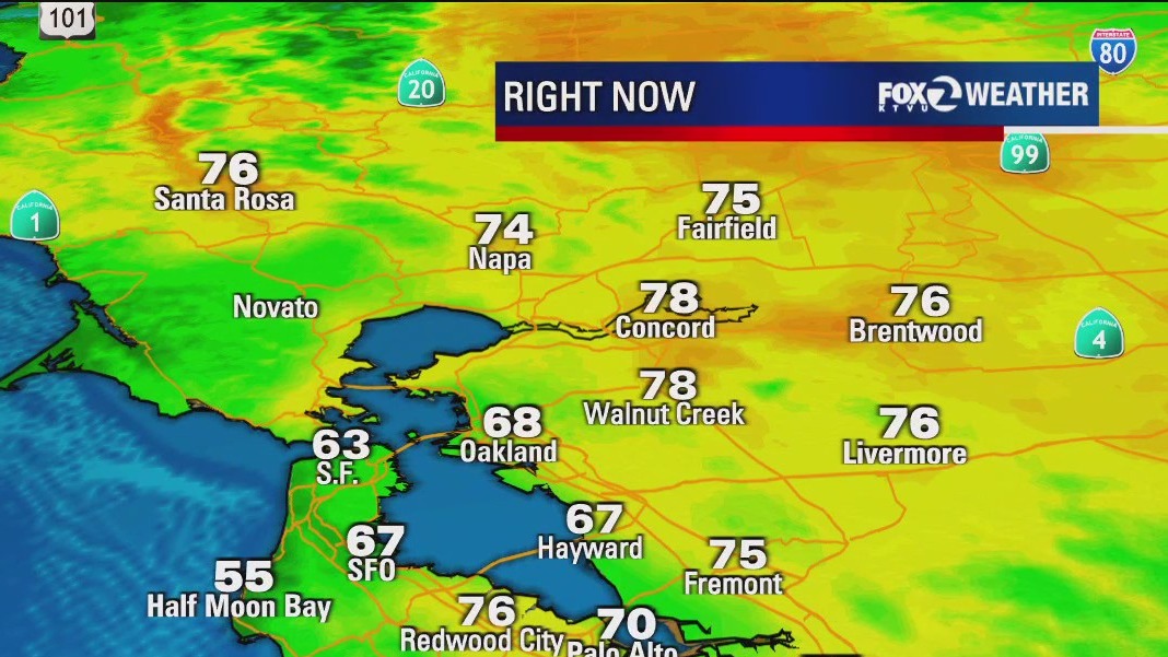 Cool down and rain ahead