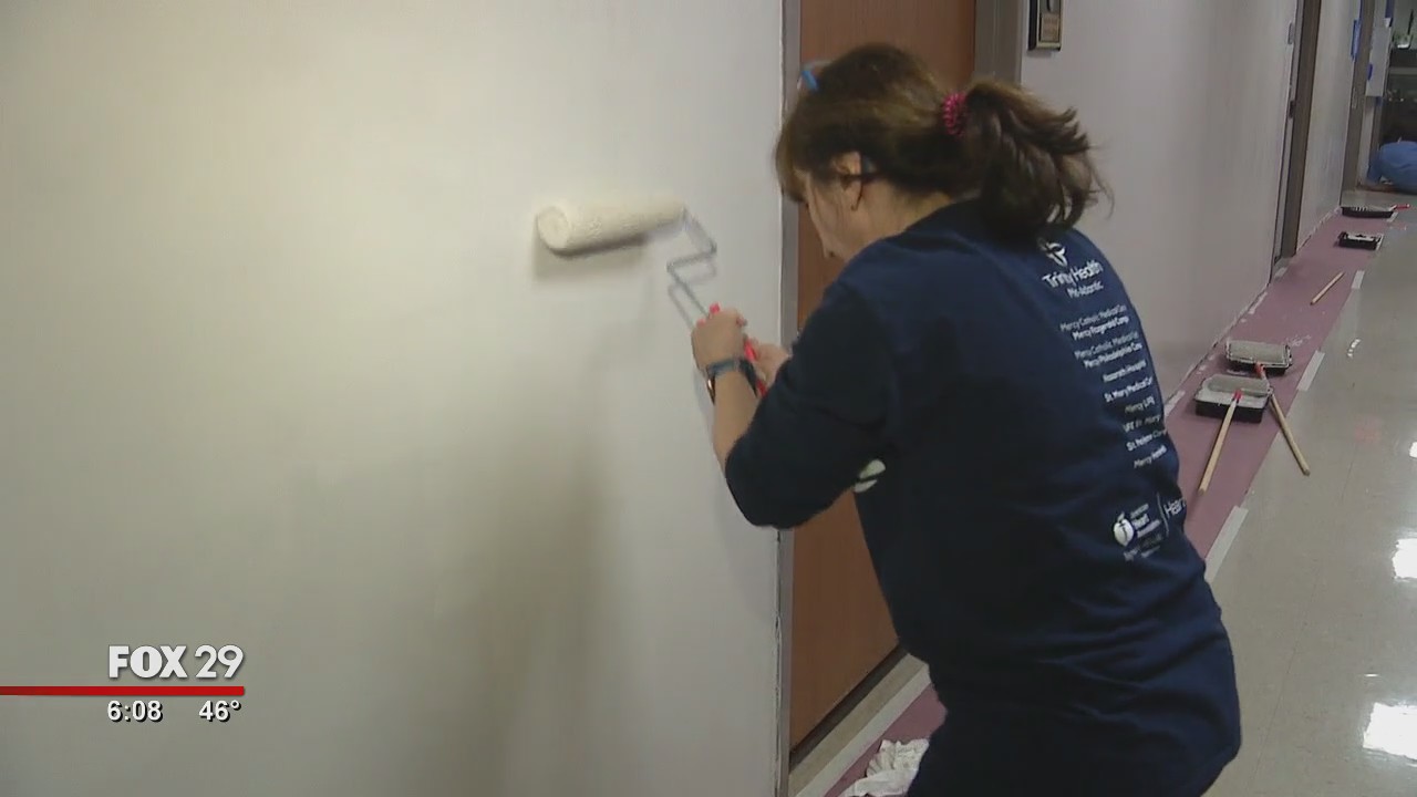 Darby medical center extends MLK Day of Service to spruce up facility