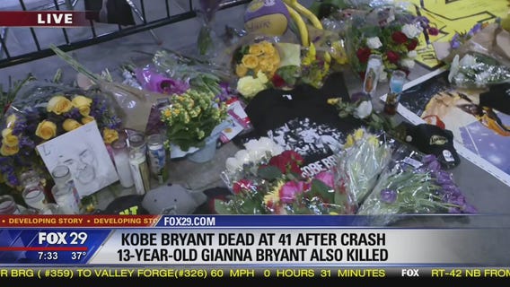 Kobe Bryant memorial grows outside of Staple Center