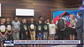 Oakland Academy of Knowledge students educate and inspire at national conference