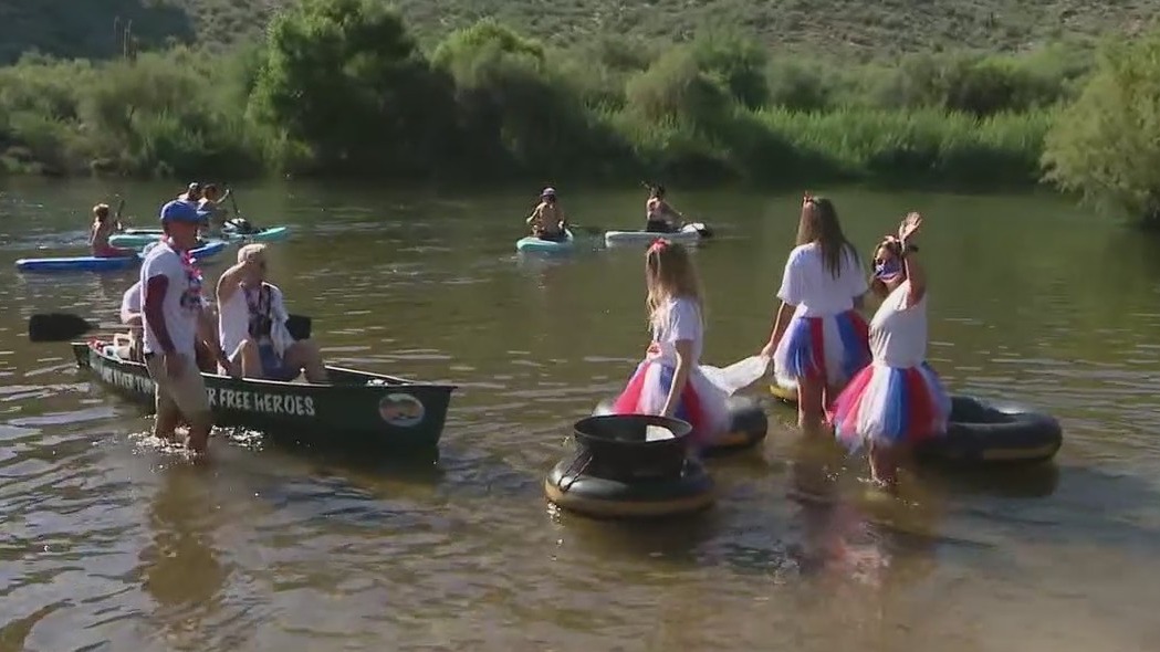 Fun in the sun: Salt River Tubing on Labor Day