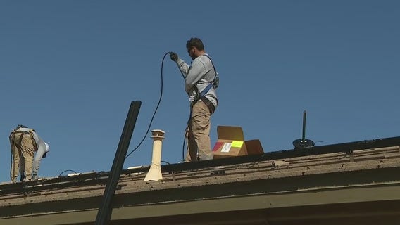 How solar panels are installed