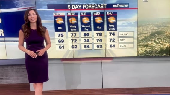 Enjoyable weather on the way for your Bay Area Sunday!