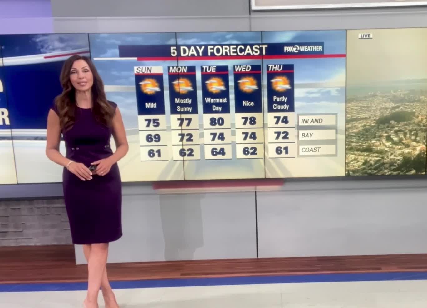 Enjoyable weather on the way for your Bay Area Sunday!