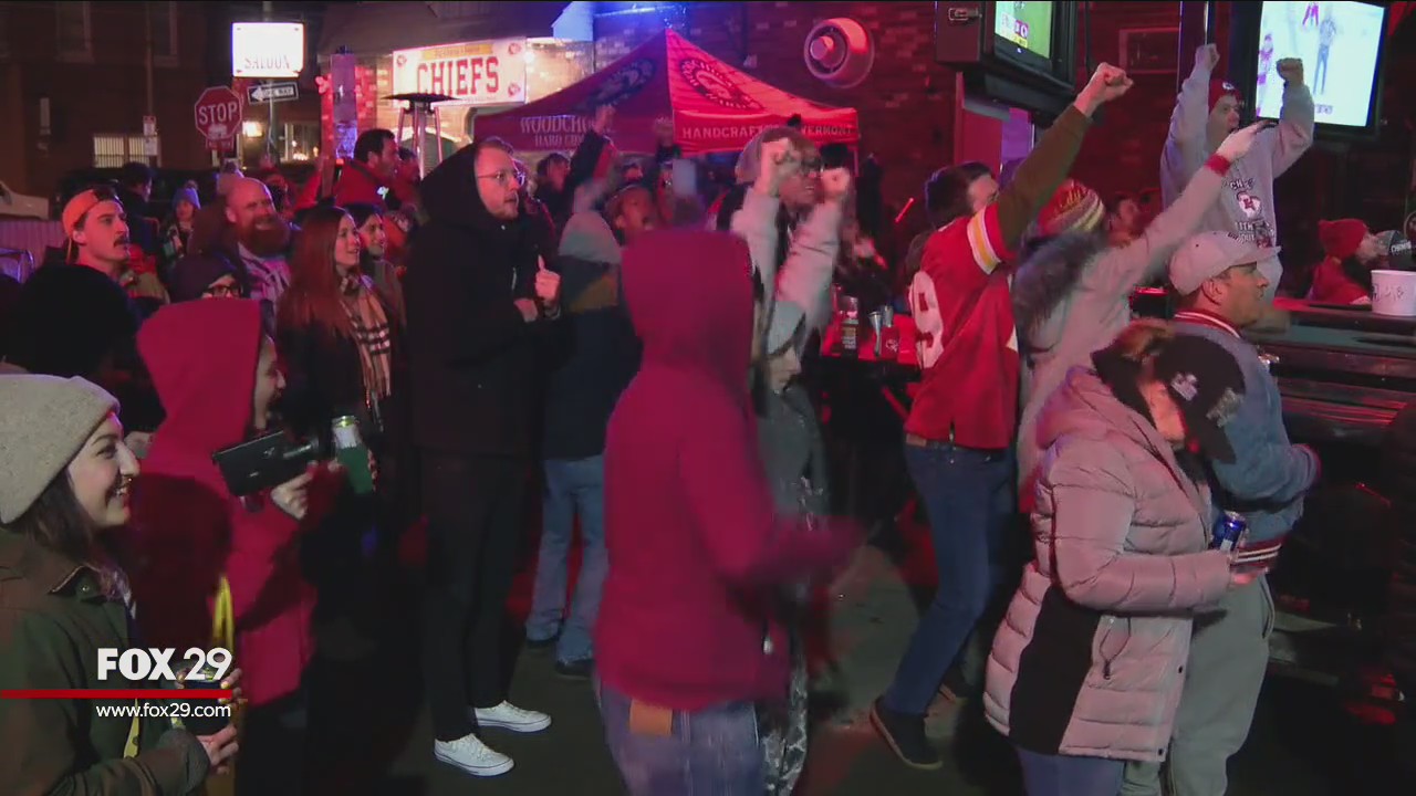 South Philadelphia bar home for Kansas City Chiefs fans as they win Super Bowl LIV