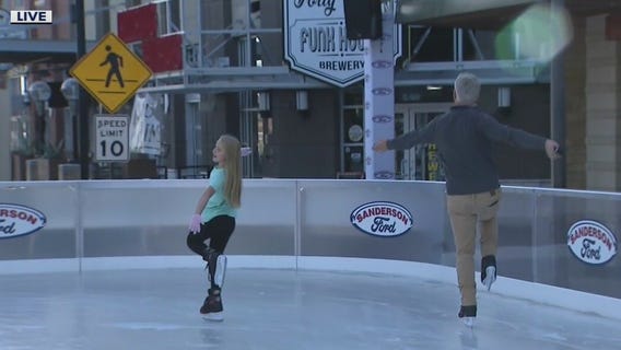 Ice skating at Westgate