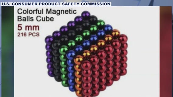 Small magnetic balls sold by Walmart recalled