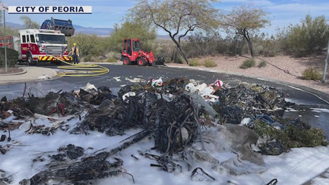 Peoria issues lithium battery fire warning