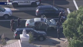 Stolen car pursuit ends in Glendale crash