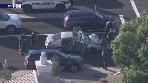 Stolen car pursuit ends in Glendale crash