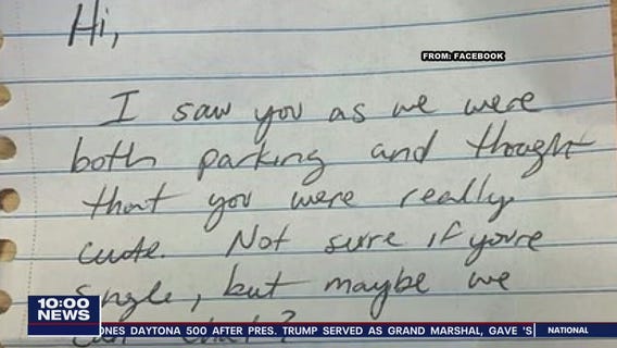 Creepy, handwritten notes left on cars of women in New Castle County leave many feeling disturbed