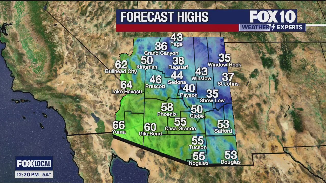 Noon Weather Forecast - 1/5/24