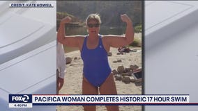 Bay Area woman makes history with dangerous, open-water swim